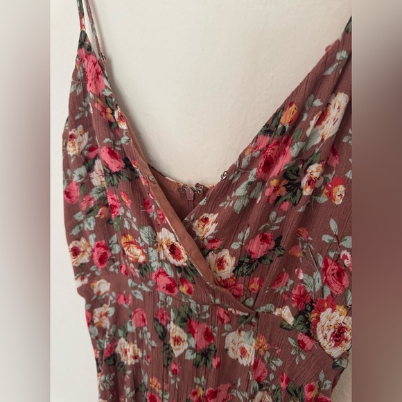 Lulus Everlasting Bliss Blush Floral Maxi Dress Size XS - Picture 7 of 14